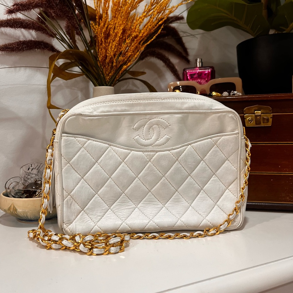 White Chanel Bag